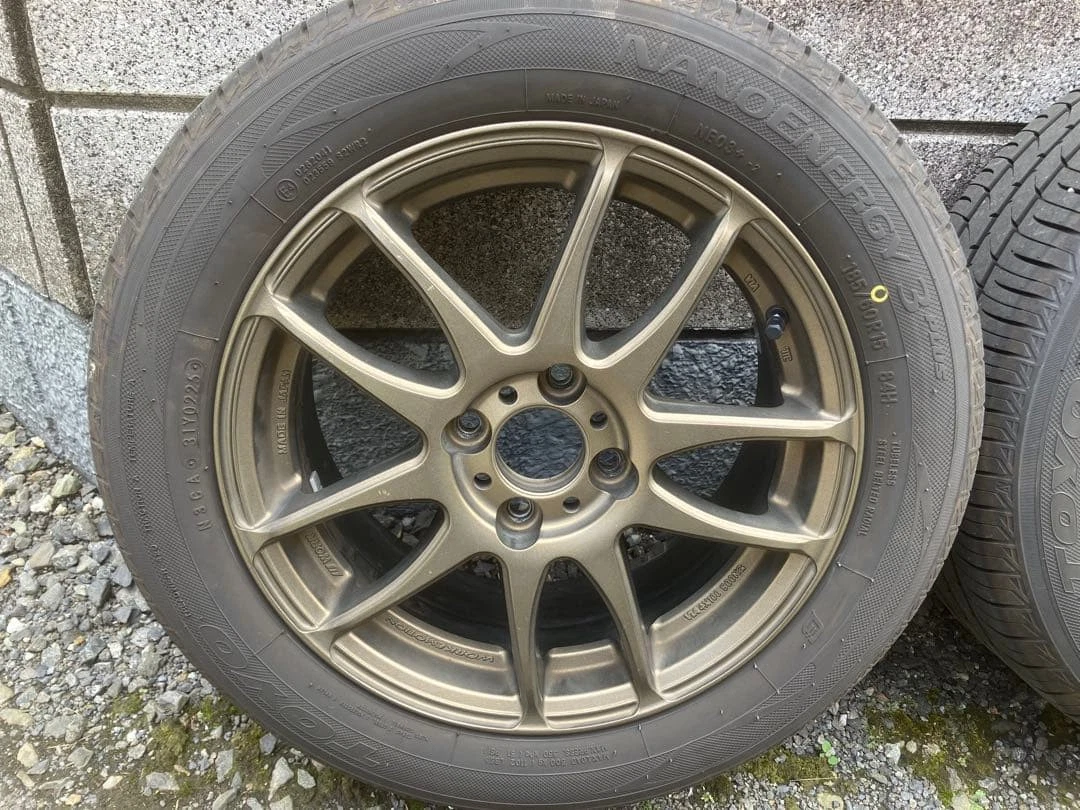 JDM WORK workemotion CR Kiwami 15-inch Ashed Titanium Wheel Set No Tires - Image 2