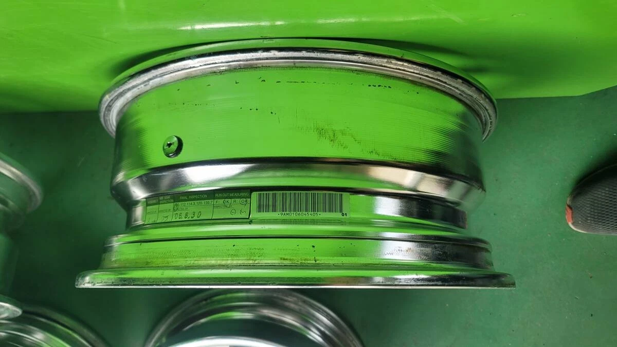 JDM ENKEI AME SHALLEN Used Aluminum Wheel 4Book 16x6J ET+45 100x4H No. No Tires - Image 9