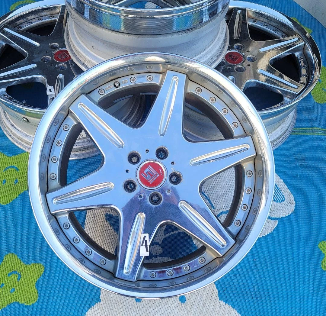 JDM WORK LS406 aluminum wheels 208.5J +38 9.5 No Tires - Image 10