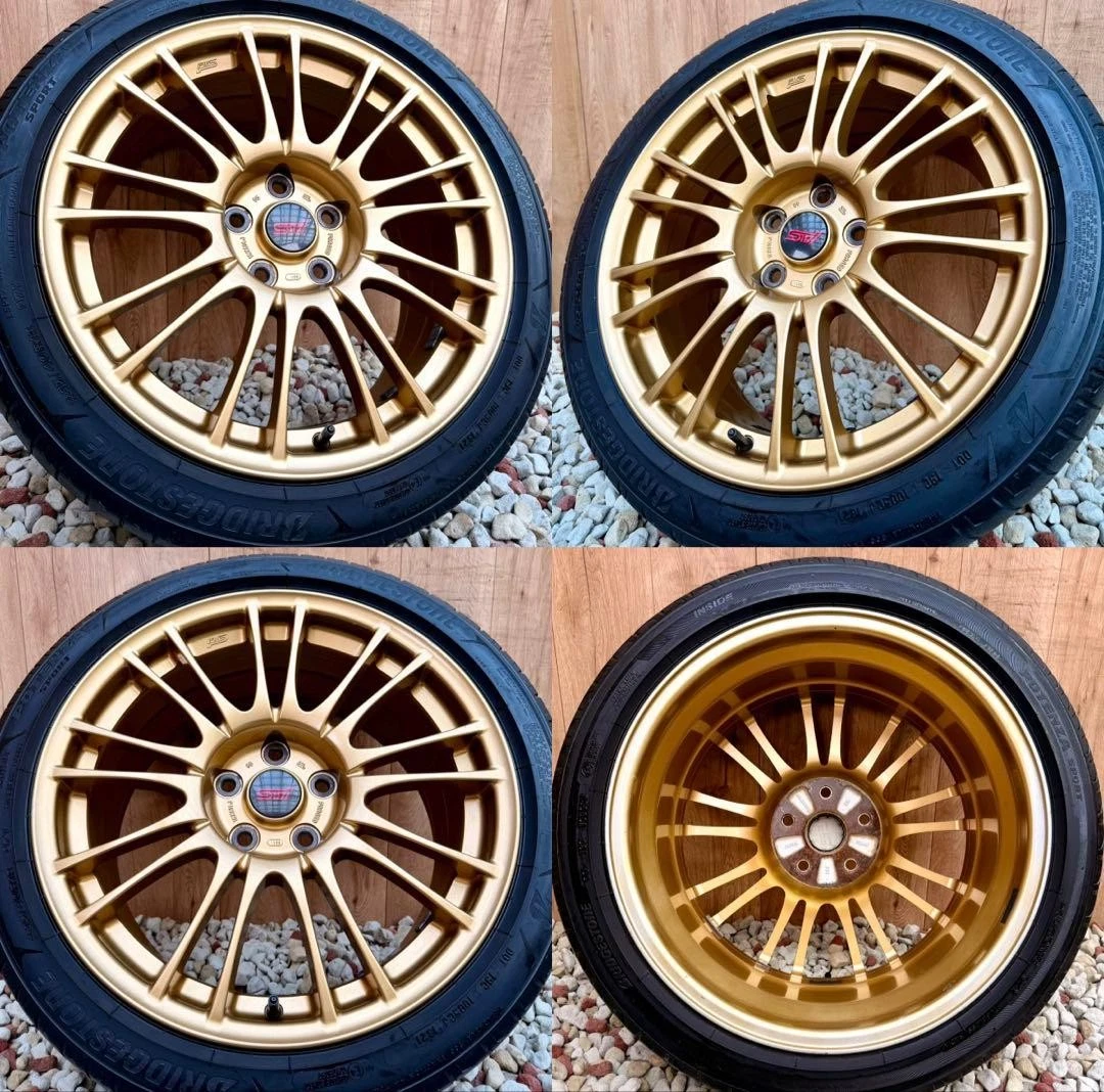 JDM BBSforgingsubaru WRX STI genuine 188.5JPCD114.3 No Tires - Image 11