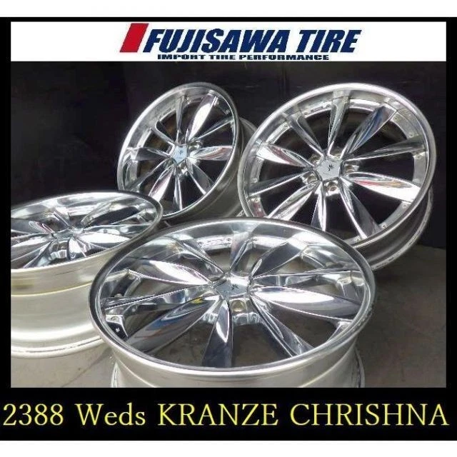 JDM 2388 T0805265Weds KRANZE CHRISHNA20x8.5J 5-hole PCD114.3 +314-hole No Tires