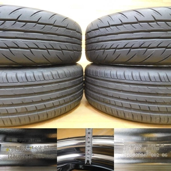 JDM 15-262 Beautiful Deep rim work MeisterS118in 8J +40 7.5J +42 PCD1 No Tires - Image 10