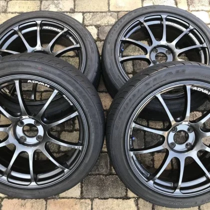 JDM ADVAN Racing 18 Wheelset No Tires