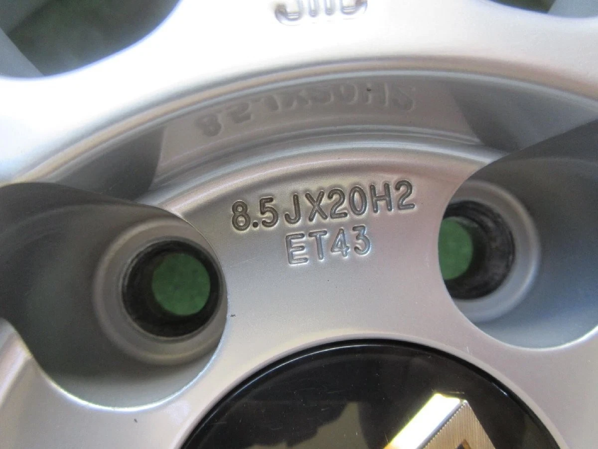 JDM BBS LM Diamond silver 8.5J-20 5H114.3 +43 BBS nuts 60 pipe hub rin No Tires - Image 5