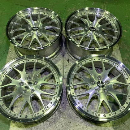 JDM High-quality forged 2-piece TWS Exlete 107M 19FORGED 7.5J +30 9J + No Tires
