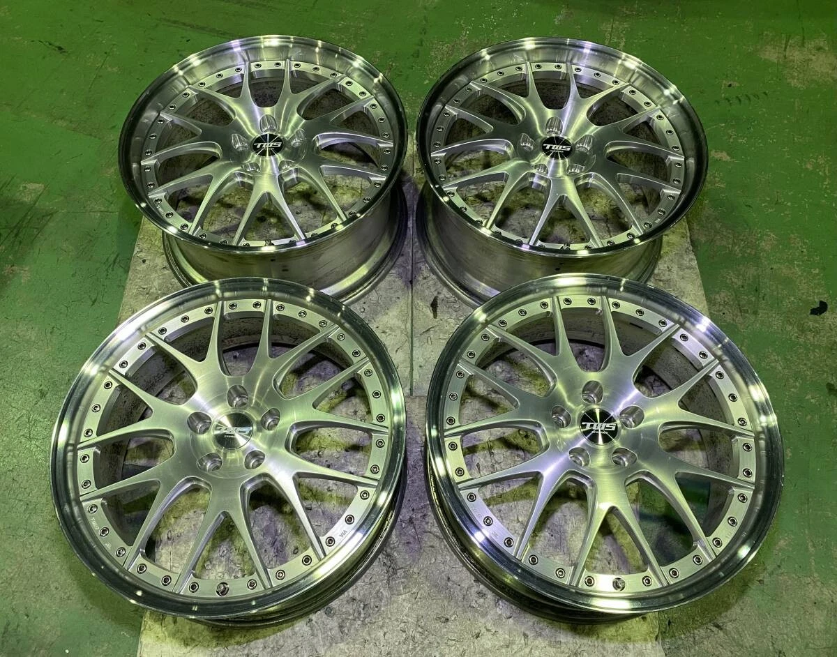 JDM High-quality forged 2-piece TWS Exlete 107M 19FORGED 7.5J +30 9J + No Tires