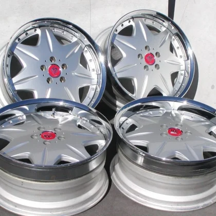 JDM Discontinued deep rims WORK LS207 9J +45 114.3-5H crown for Mark X No Tires