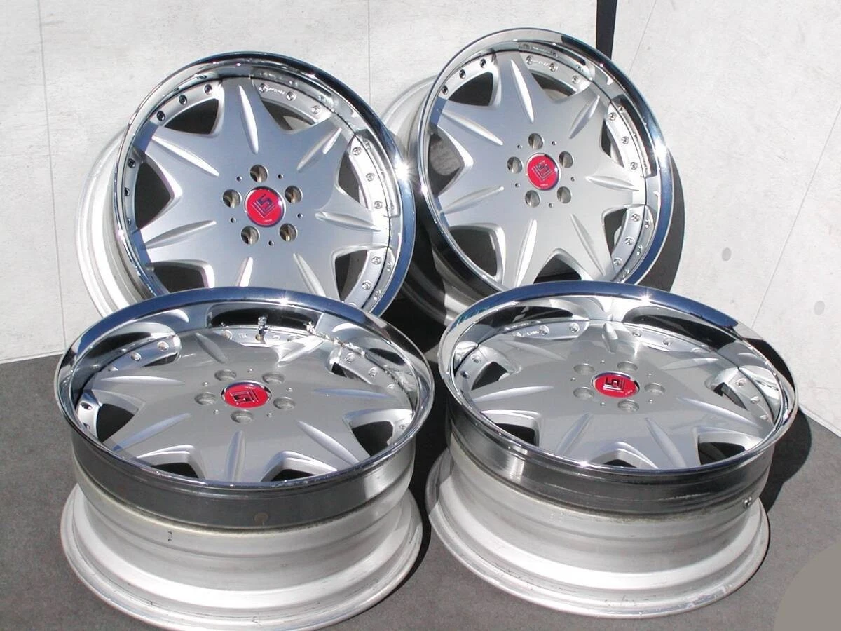 JDM Discontinued deep rims WORK LS207 9J +45 114.3-5H crown for Mark X No Tires
