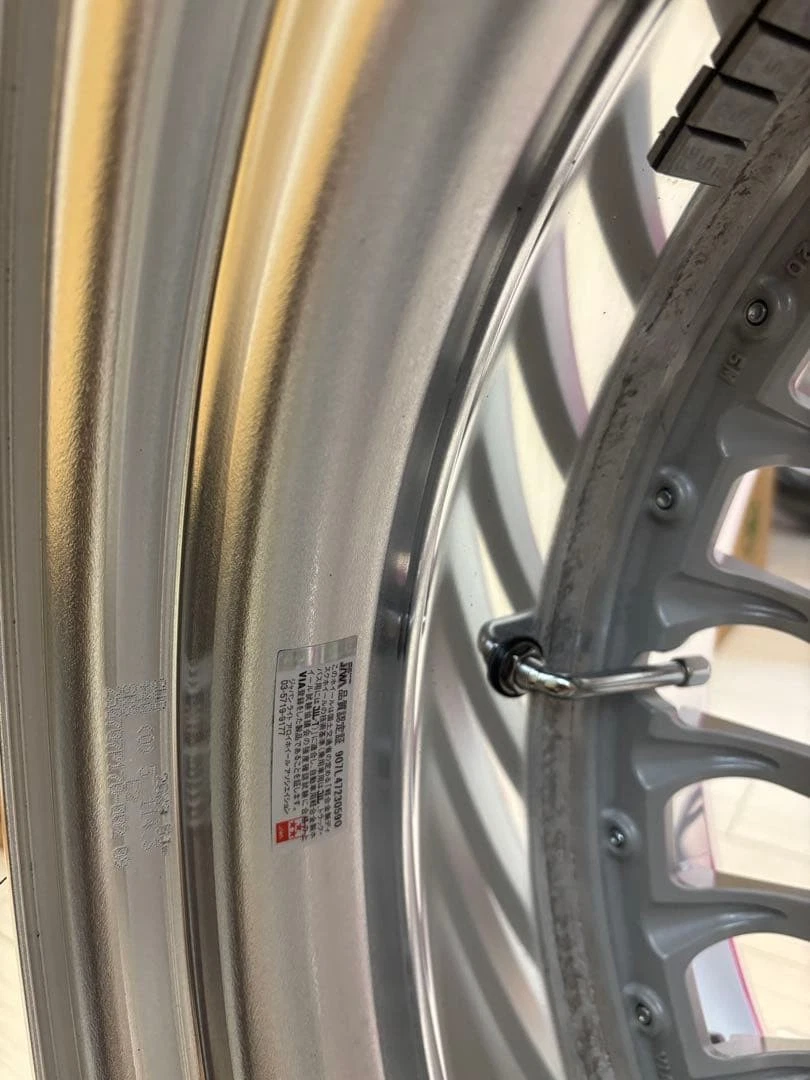 JDM 30s and earlier Alvel WORK 20-inch tires and wheels 1Book Super No Tires - Image 5