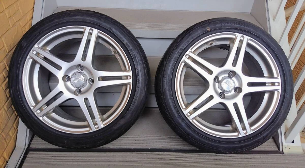 JDM Roadster Size Bridgestone BEO16 Wheel & Tire Set No Tires - Image 2