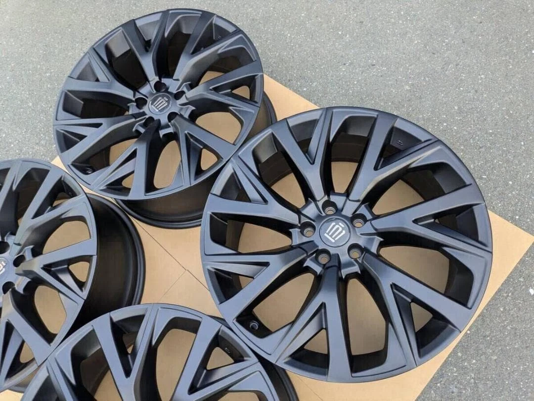 JDM Toyota Crown Estate Genuine 21 Satin Black 4Book No Tires - Image 3