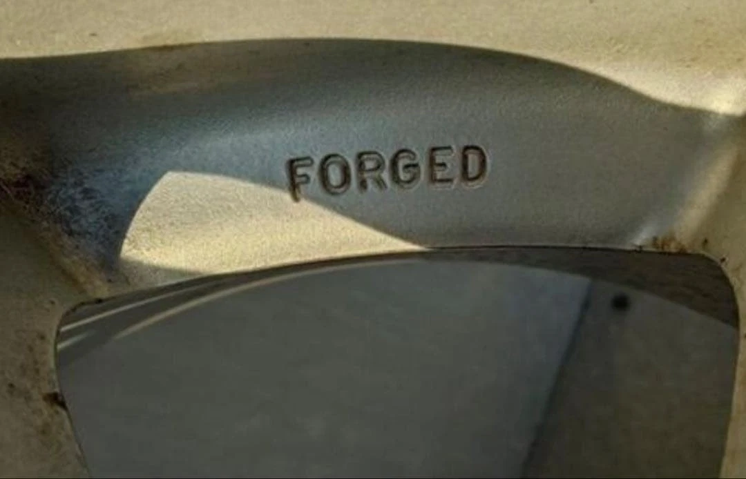 JDM Subaru genuine BBS 17-inch forged aluminum wheels No Tires - Image 4