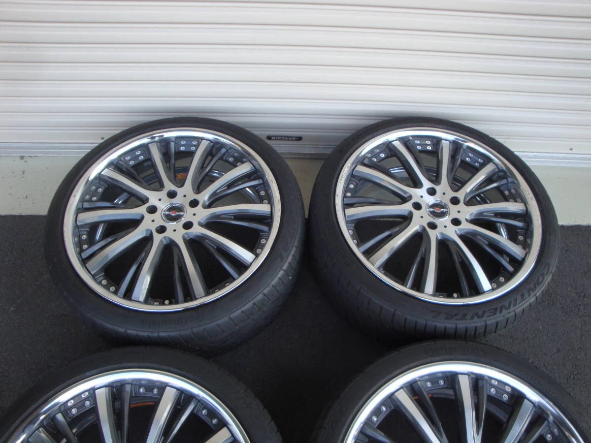 JDM For Alphard Vellfire etc. AME Charen 20 inch + ContinentalEXTREME No Tires - Image 2
