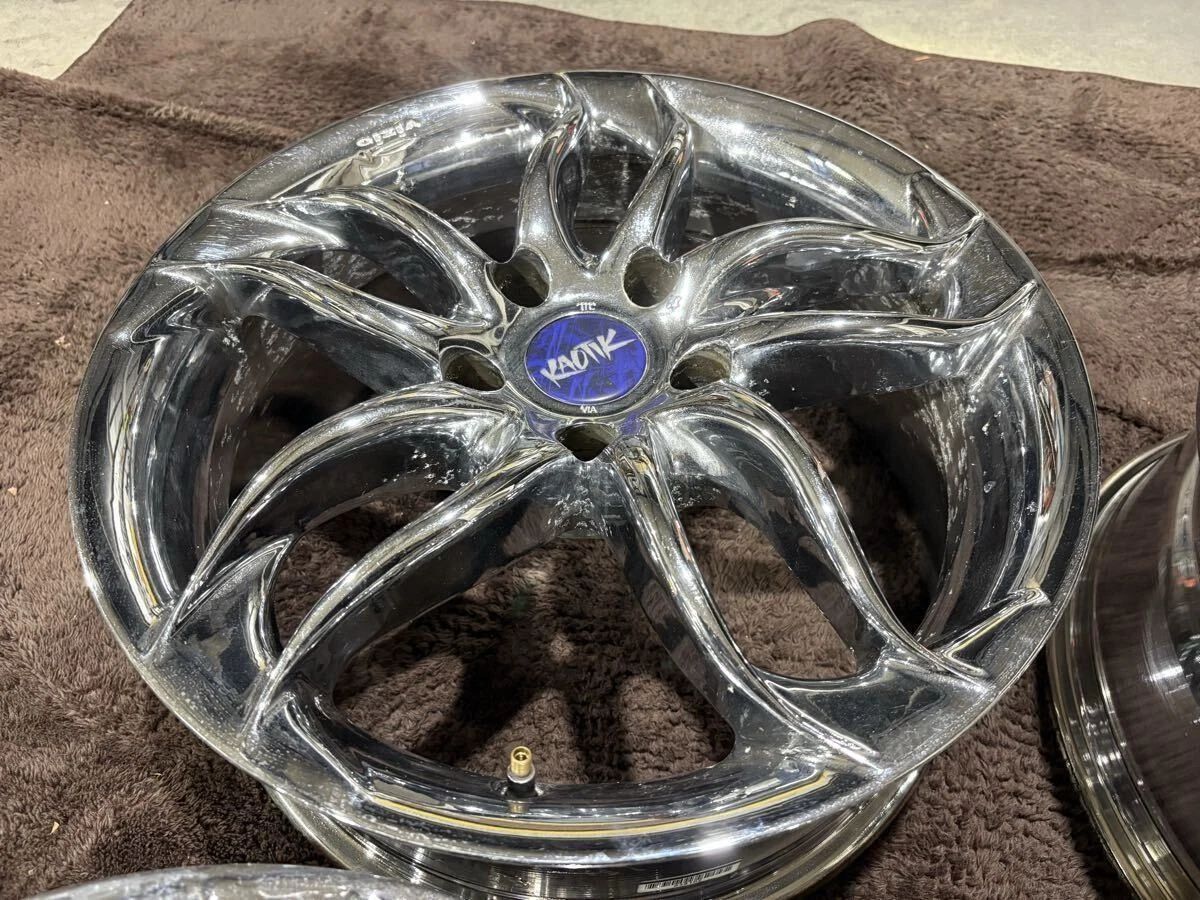 JDM Kaotik Vizio Keotic Vizio 17x7.5 5/114.3 IN40 oars Doskool USDM Ne No Tires - Image 8