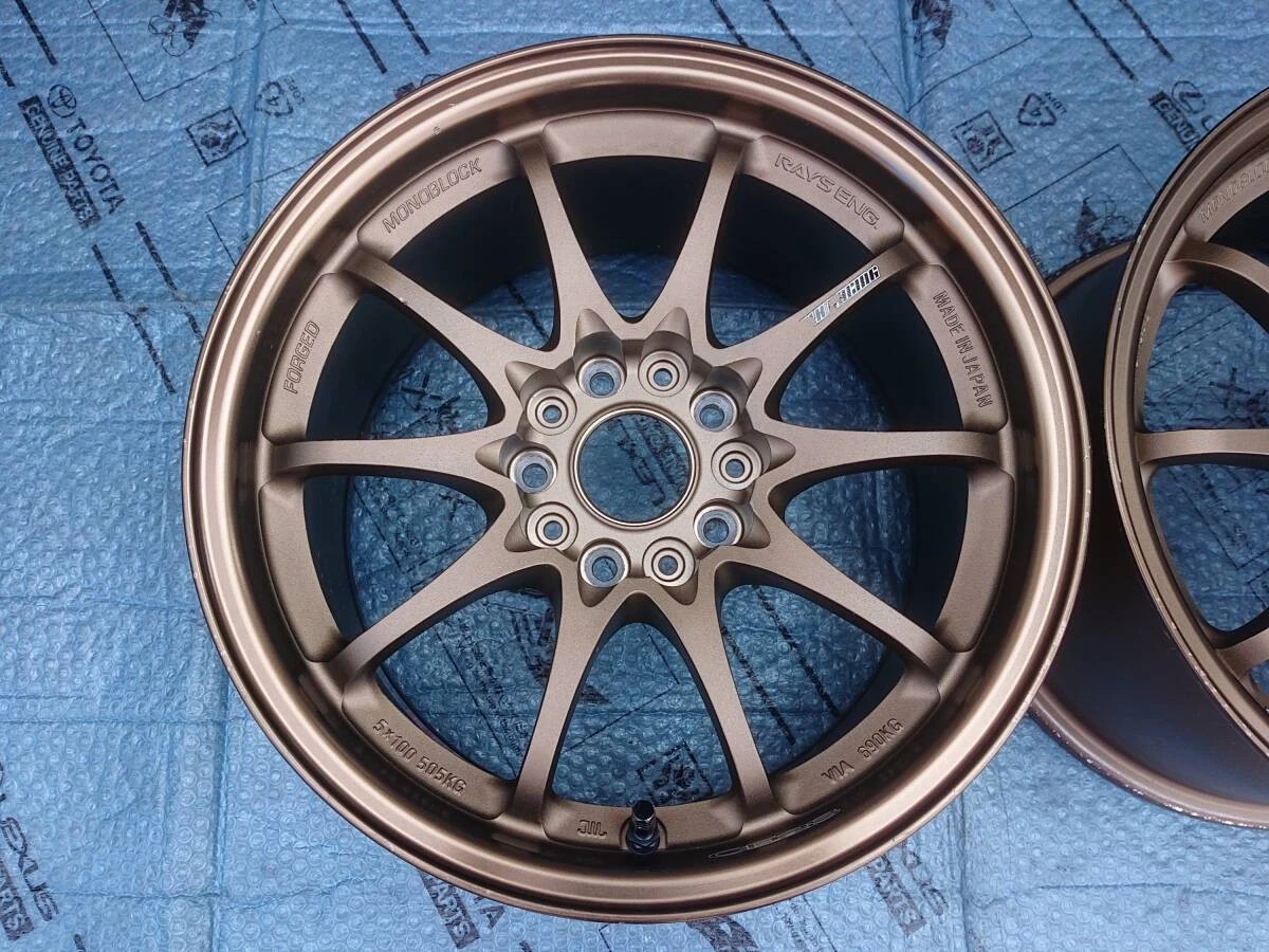 JDM Ultra-rare lightweight forged RAYS Volk Racing CE28N wheels 168.5J No Tires - Image 3