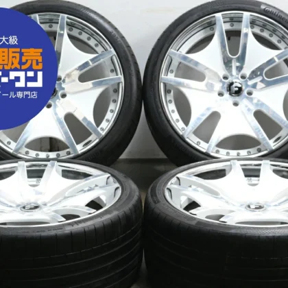 JDM Used FORGIATO Vela 4-Book Set 229.5J x 22 +36 measured PCD 120 295 No Tires