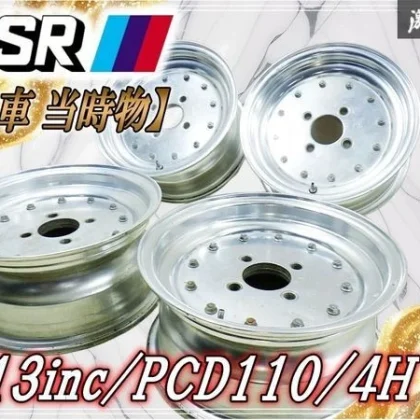 JDM Old car SSR Speedster Mark I 13PCD110 4H 4-hole Measured value 5J No Tires