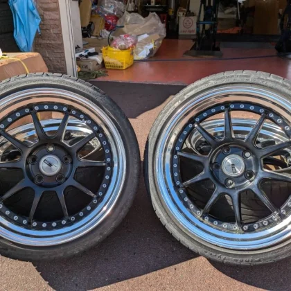 JDM SSR Professor Step Rim Fin Crown for Aristo Fuga Mark X 8.5J 9.5J No Tires