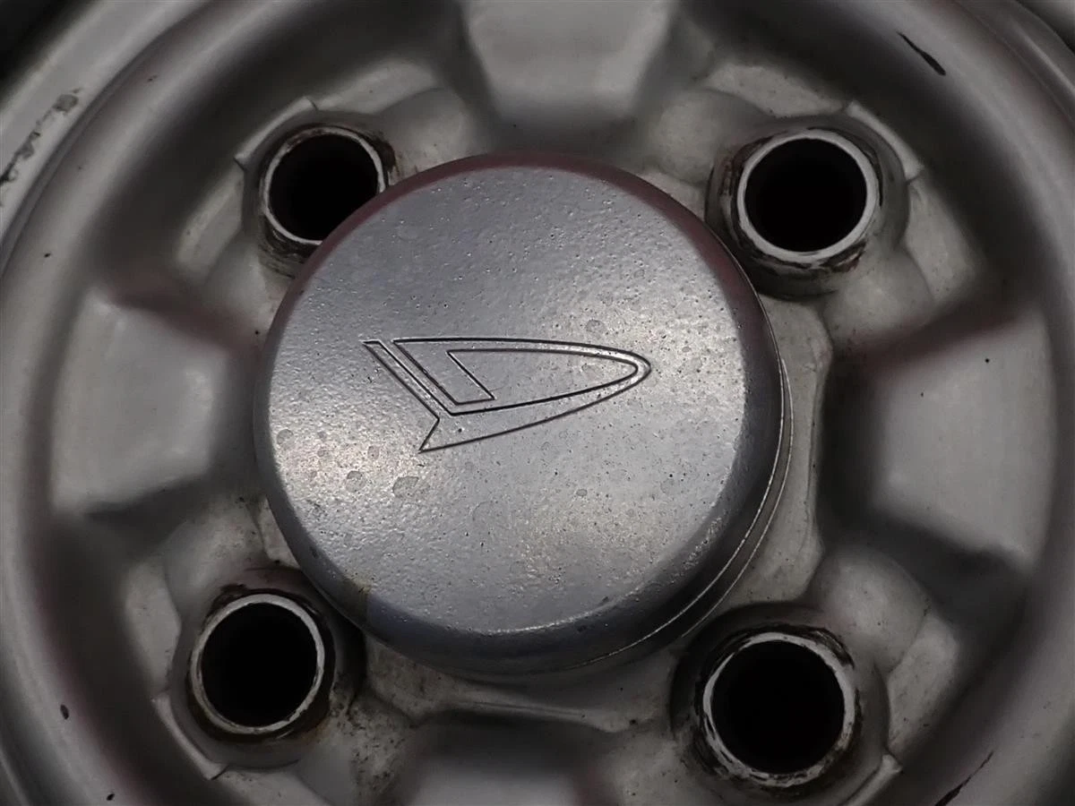 JDM Rare Item 4-Book Set Used Daihatsu Mi-ZII Genuine Steel Iron Wheel No Tires - Image 6