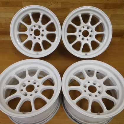 JDM 16-184Lightweight Rays Village 57V 15in 7.5J +22 PCD100-4Hbar Fend No Tires