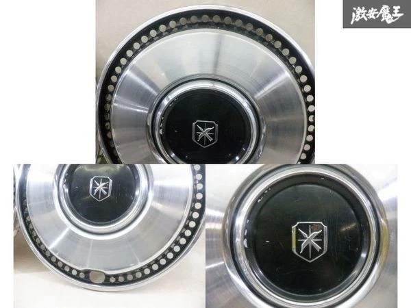 JDM Genuine Toyota Chaser Wheel Caps Set of 4 for the First Generation No Tires - Image 6