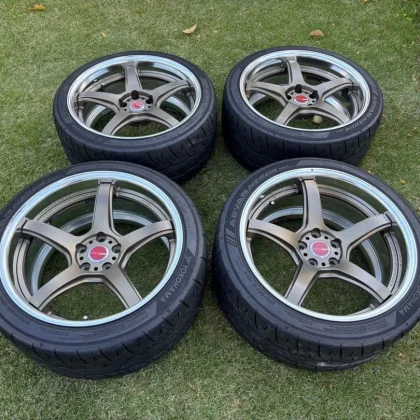 JDM WORK EMOTION T5R2P 19 inch 9.5j +23 10.5j +32 No Tires