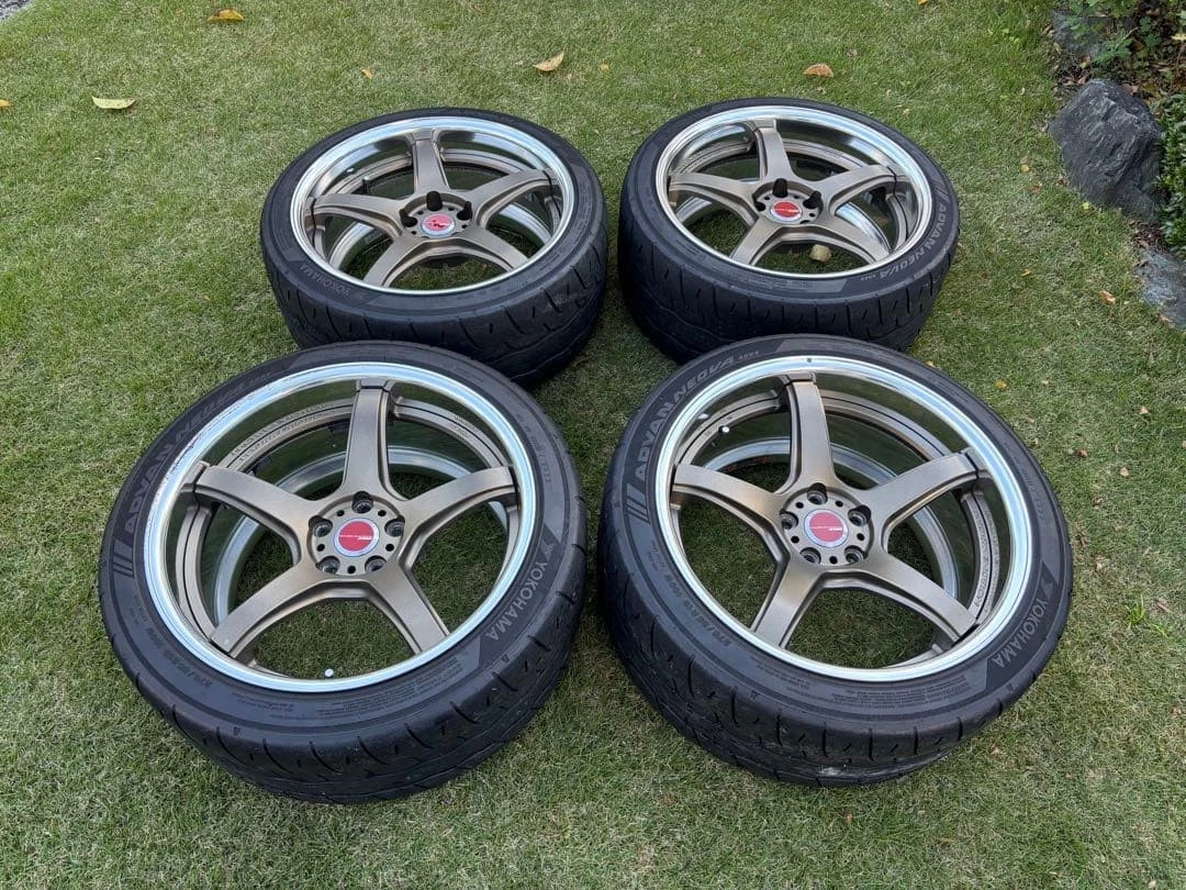 JDM WORK EMOTION T5R2P 19 inch 9.5j +23 10.5j +32 No Tires