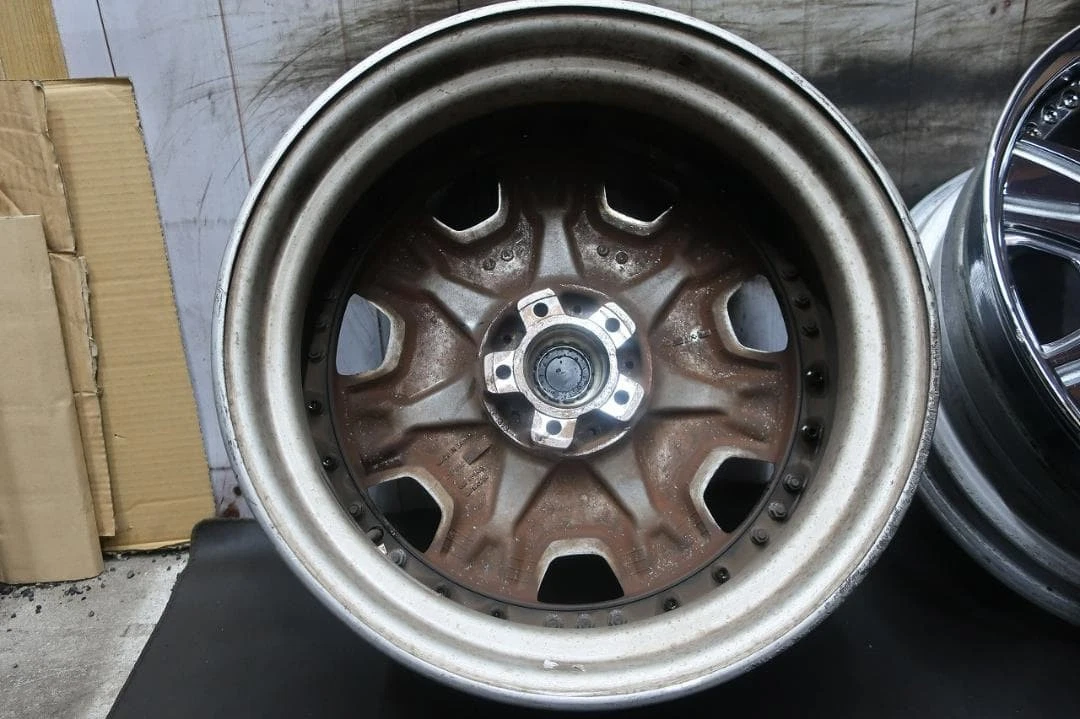 JDM WORK LS507 198.5J +45 9.5J +52 4Book Plated No Tires - Image 9