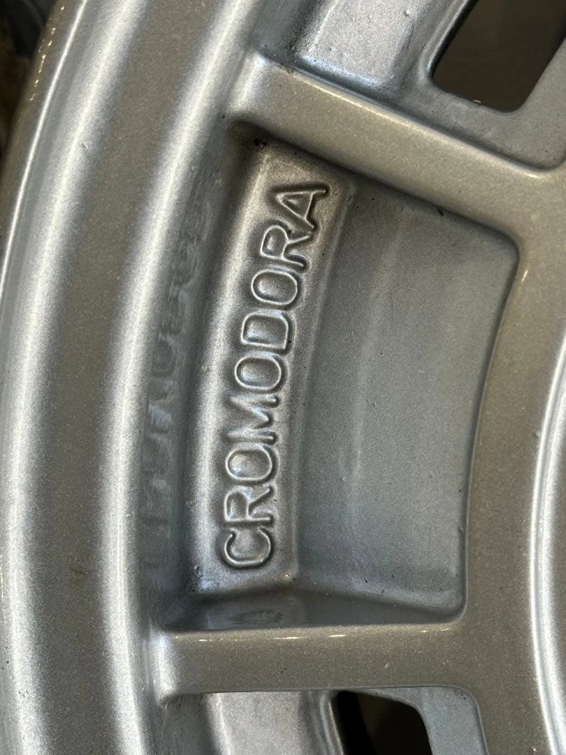 JDM Abarth Black Modra CROMODORA 13x5J wheels 4Book No Tires - Image 8