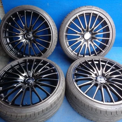 JDM SSR Blikker 8.5J/F+45 R+38 PCD 114.3 225/35R20 burr groove 60 Priu No Tires