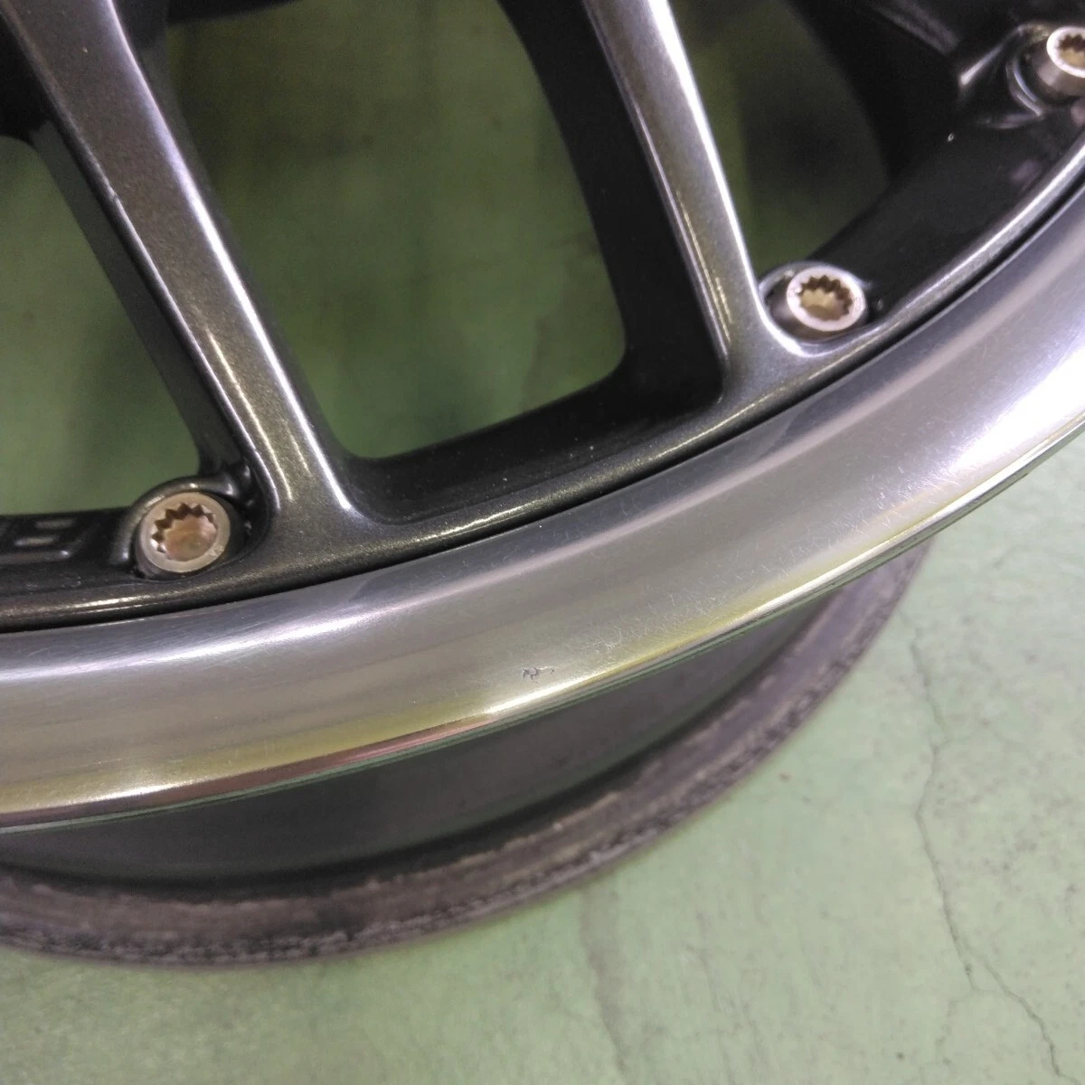 JDM Genuine VW BBS RS764 rim polish specification gunmetal discs 4H 16 No Tires - Image 9