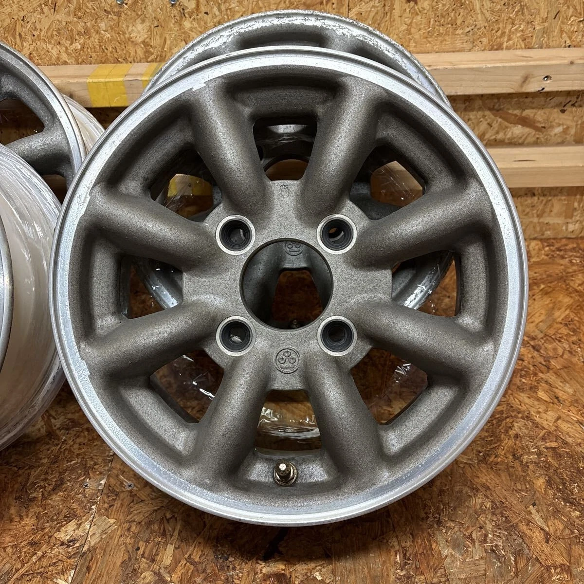 JDM Rare Watanabe 13x5J+30 114.3/4 Bolt Pattern Kei Size Fits Alto Eve No Tires - Image 4