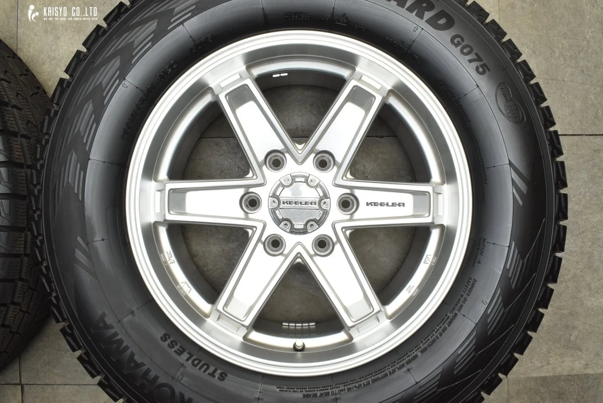 JDM Breathable Groove Weds KEELER Tactics 17-inch 8J +25 PCD139.7 Yoko No Tires - Image 4