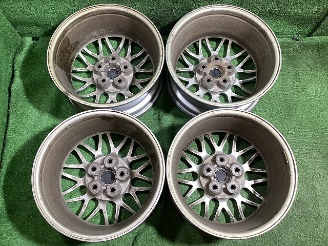 JDM Nissan Genuine Option BBS CG26 16-inch Aluminum Wheels 7J +40 5H P No Tires - Image 10