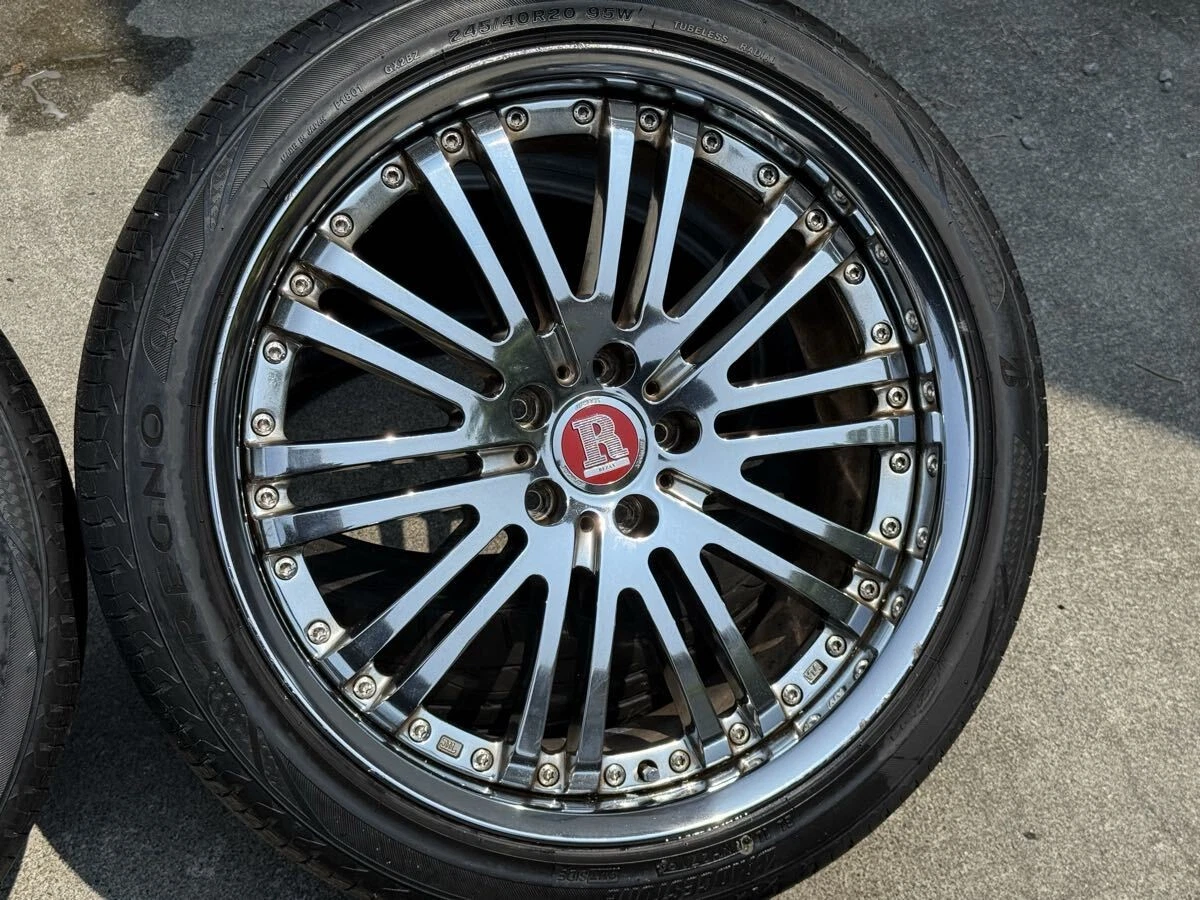 JDM Rare WORK LeZacks Universal deep rims with forged plating and high No Tires - Image 5