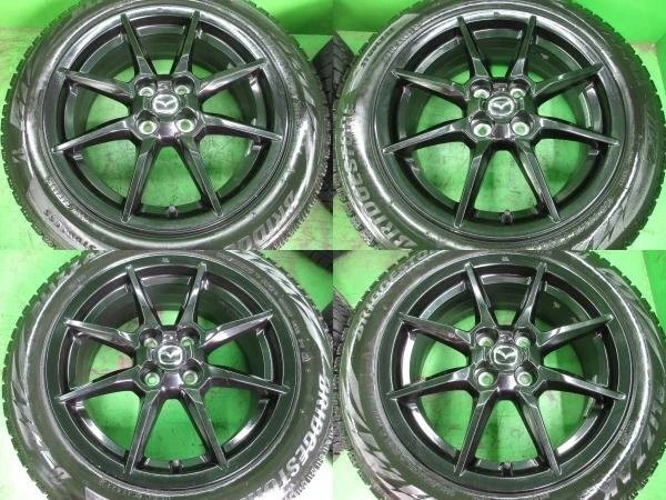 JDM Mazda Roadster genuine 6.5j/+45 wheels hubs approximately 54mm Bri No Tires - Image 3