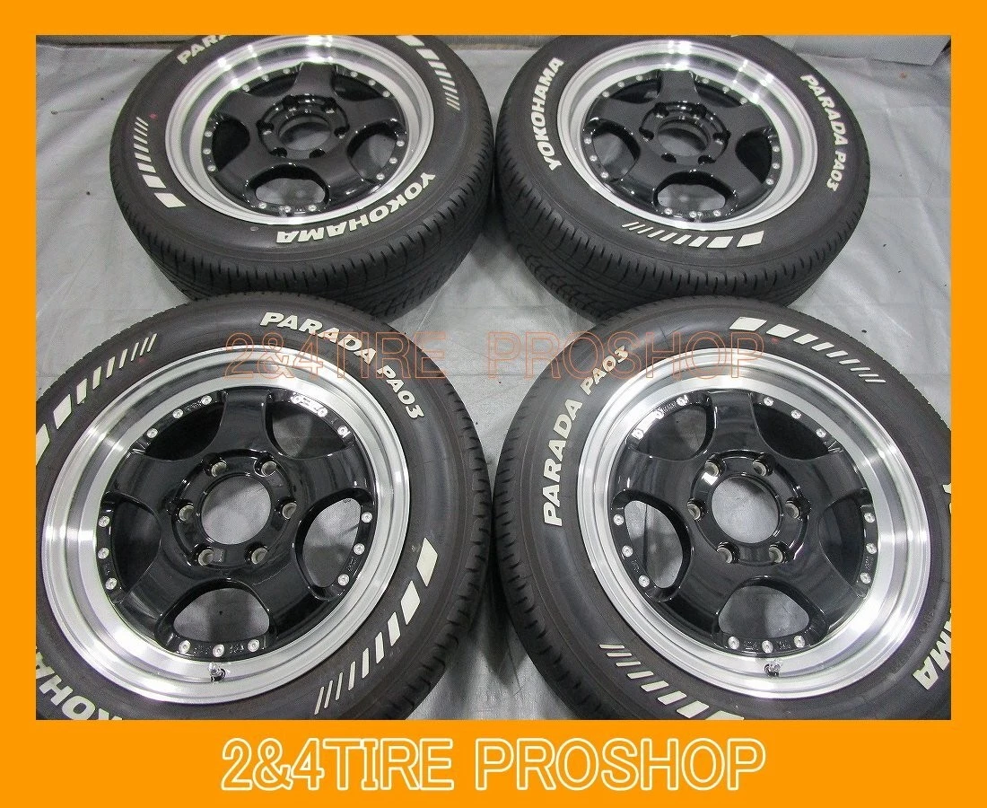 JDM SSR DEVIDE SP1H wheels 6.5J +38 6H PCD139.7 white lettering ultra- No Tires