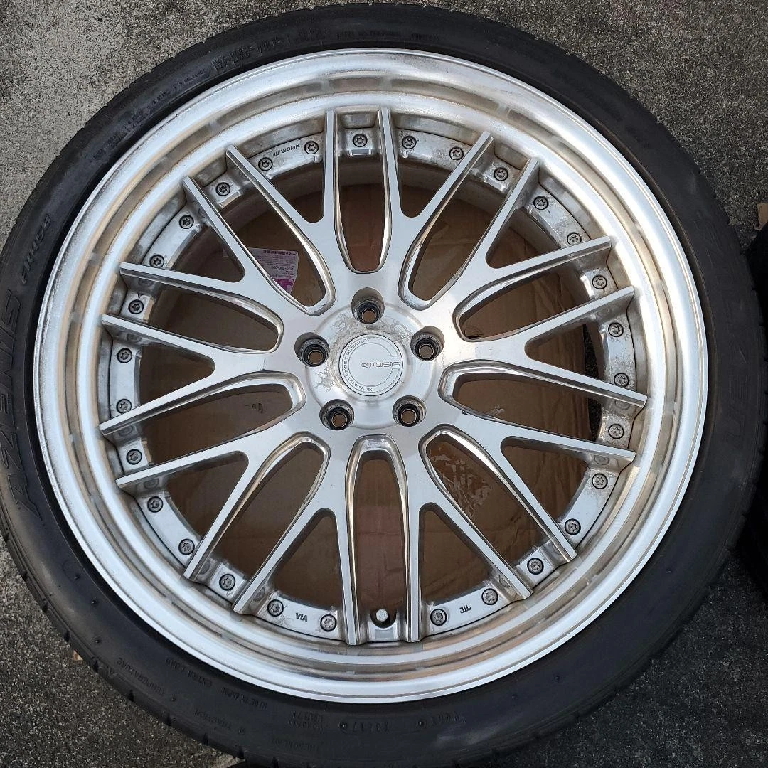JDM Work Gnosis GR4 Alphard Vellfire Toyota Alphard No Tires - Image 4