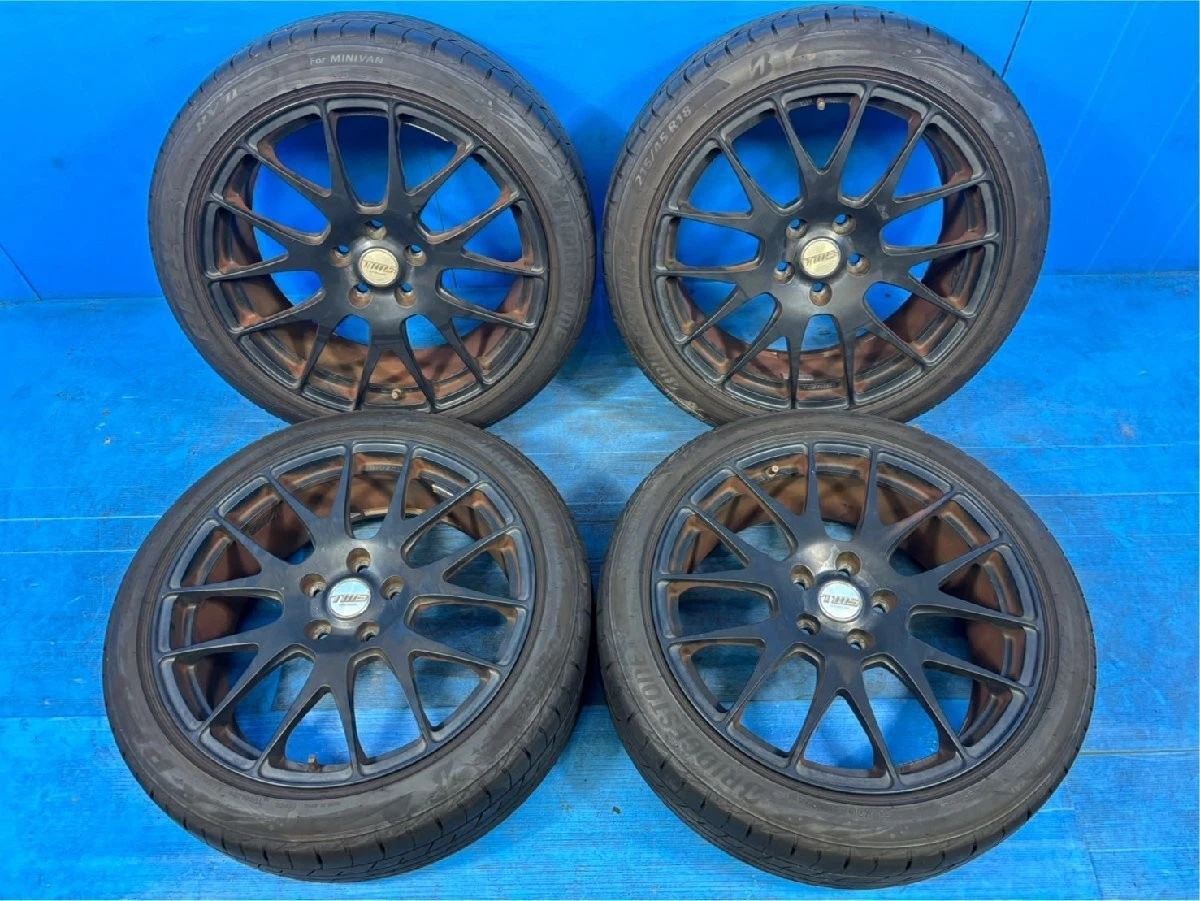 JDM TWS Exlete 107M Monoblock 18 offset rim width not clear 5H-112 Bri No Tires