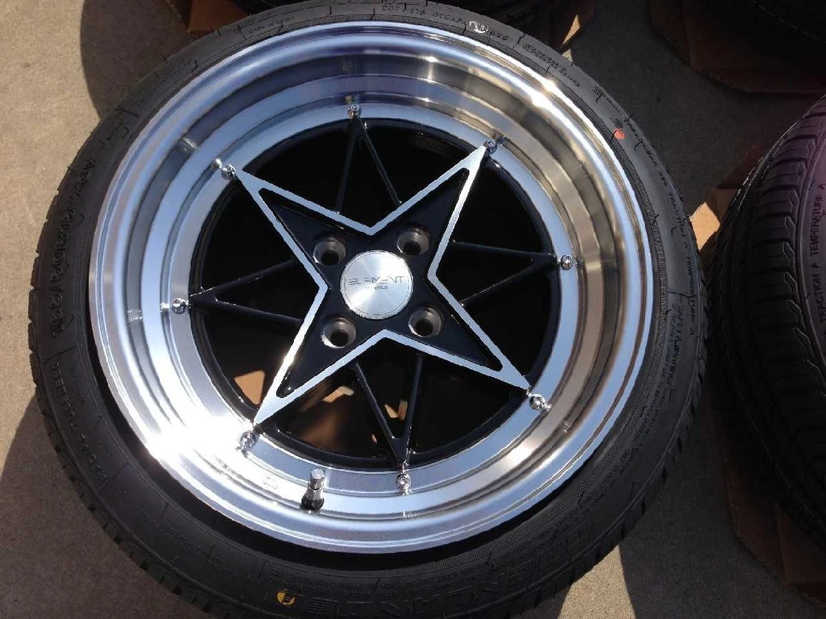 JDM Undriven L805 tires 15-inch 4-pack set 15x8J 4H PCD100 OFF+25 165/ No Tires - Image 2