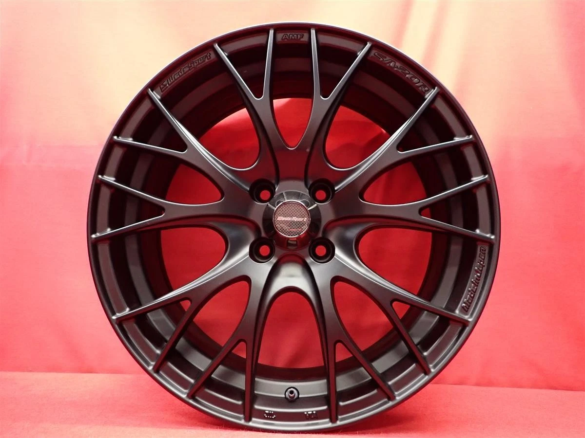 JDM Used AMF lightweight WEDS Wedssports SA-20R wheels 7.7kg each. 4-w No Tires - Image 4