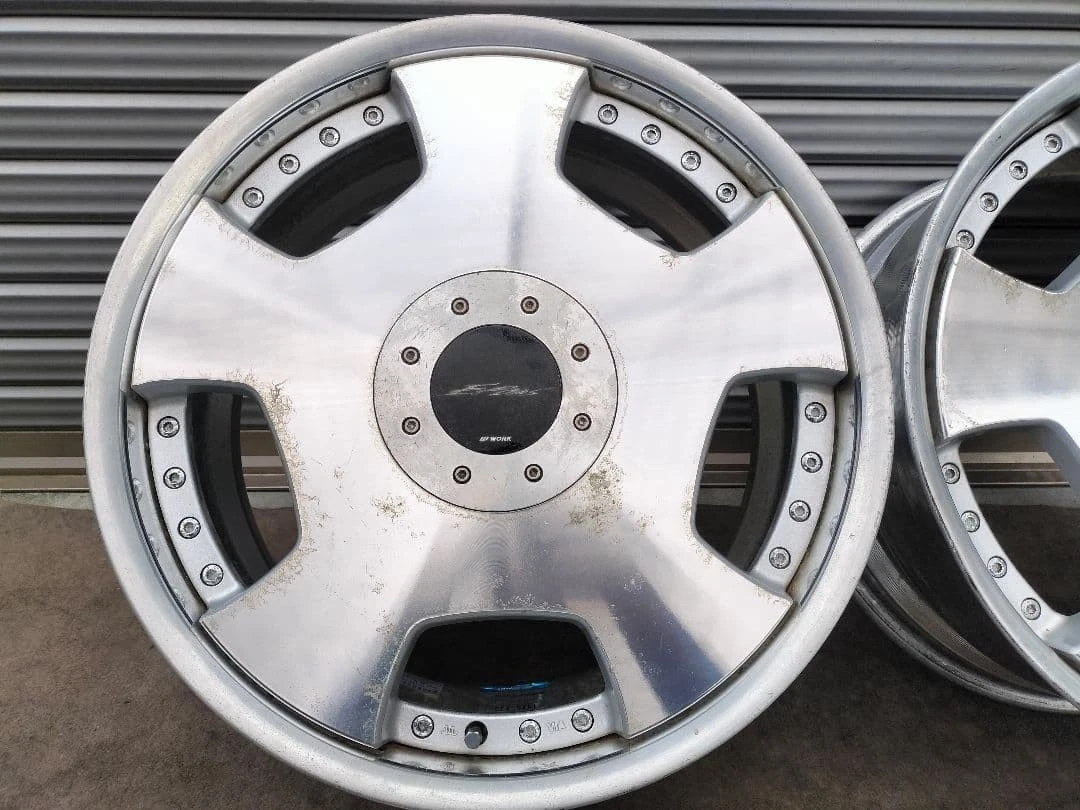 JDM Euroline 198.5/9.5J 5H/114.3 Dish Wheel No Tires - Image 2