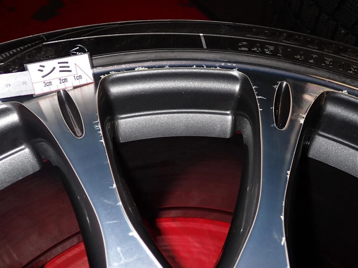 JDM Set of 4 Dunlop Winter Maxx 01 245/40R18 93Q 9-spoke 8J +35 PCD114 No Tires - Image 10