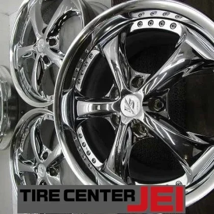 JDM 19work VS-KF 8.5J+57 11J+64 130 Used Aluminum Wheels 4-Book Set A1 No Tires