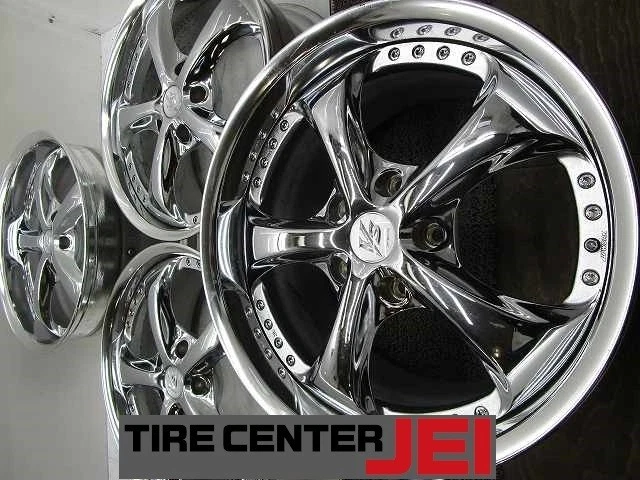 JDM 19work VS-KF 8.5J+57 11J+64 130 Used Aluminum Wheels 4-Book Set A1 No Tires