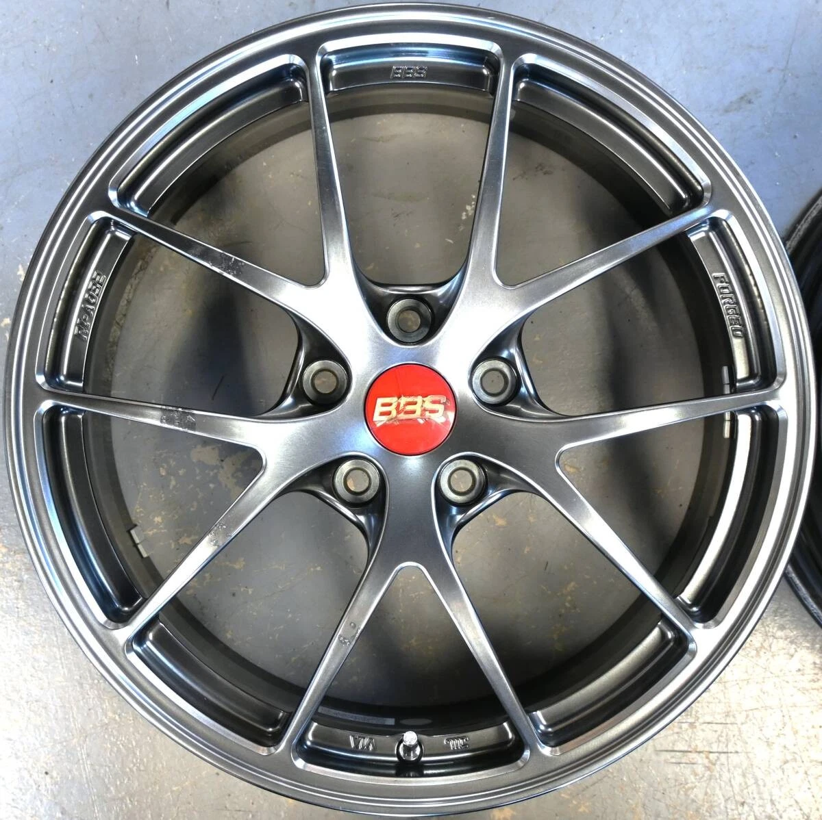 JDM BBS RI-A 8.0J Inset +45 PCD 114.3 5H RI-A032 GR Yaris FD2FN2EP3 Ci No Tires - Image 5