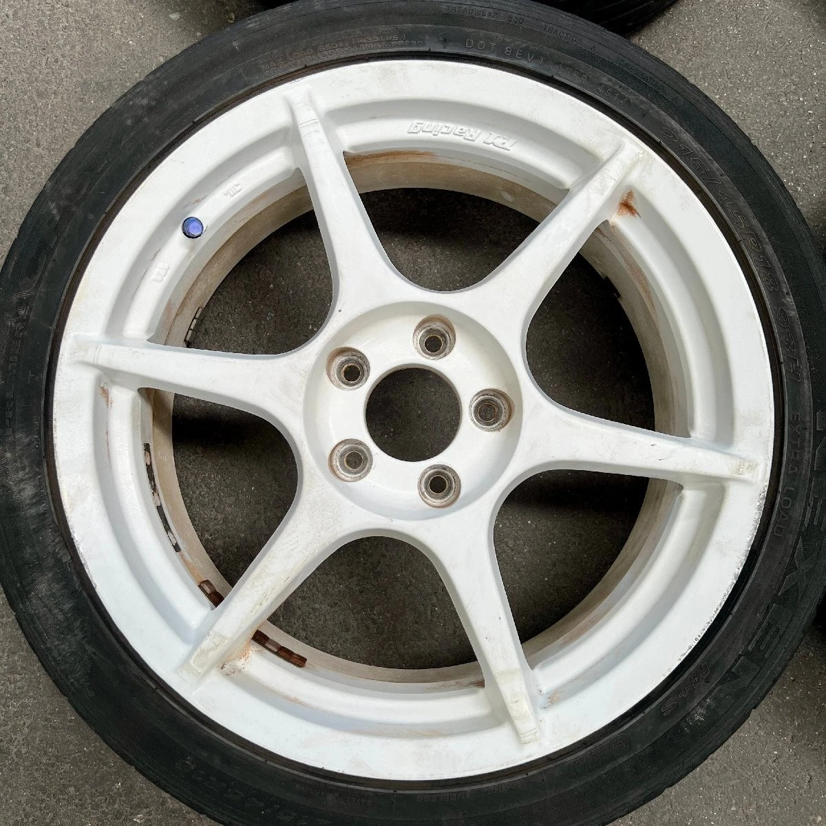 JDM Aftermarket wheels with tires: P1 RACING bar D-Club P1 Racing repa No Tires - Image 4