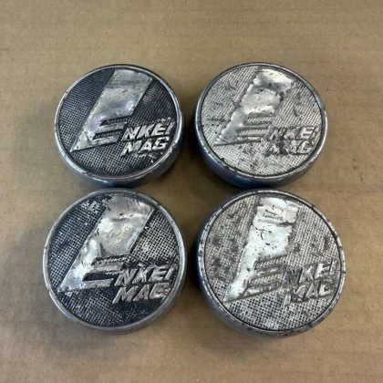 JDM Rare Enkei Mag Center Cap 4 Individual ENKEI Old Car No Tires