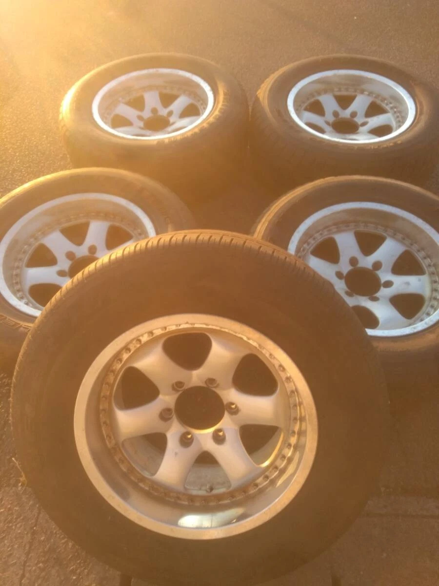 JDM BRIDGESTONE BERG CONQUEST 178.5J +7 139.7 6H 6-lug 5-pack with spa No Tires