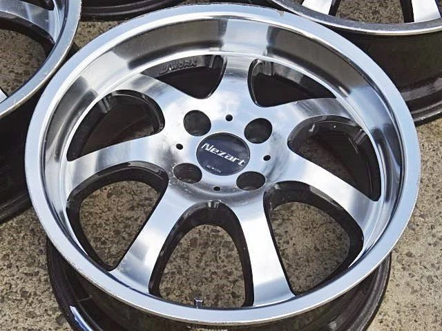 JDM Rare USDM deep rims WORK Nezart work 16-inch 7J +38 PCD100 Cup JD No Tires - Image 5